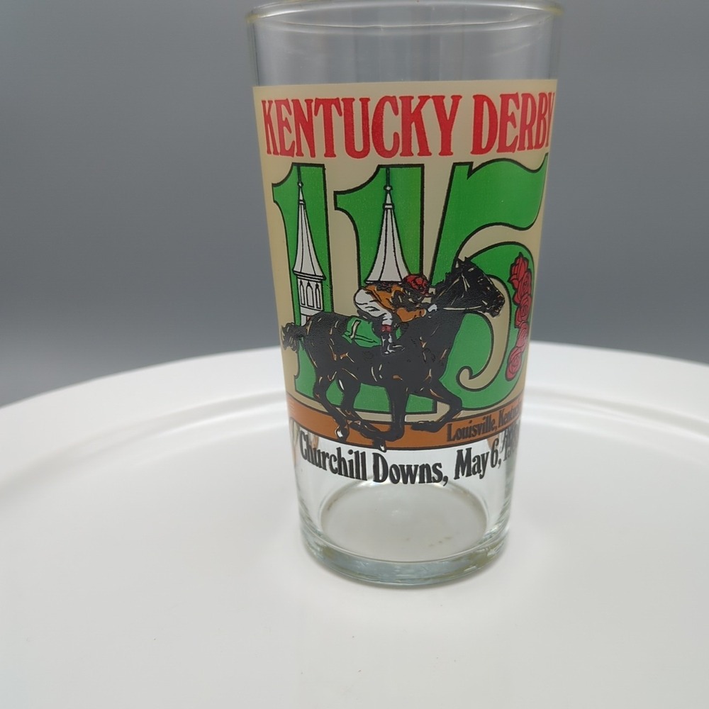 Official 115th Kentucky Derby‎ Glass Tumbler- May 6, 1989 Churchill Downs - Picture 15 of 16